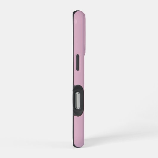 Moderne stijlvolle monogramscript iPhone hoesje (Rechterkant)