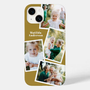 Moderne, stijlvolle mosterd uit de multi-fotofamil Case-Mate iPhone 14 hoesje