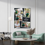 Moderne, stijlvolle multi-fotorezelfdecor canvas afdruk<br><div class="desc">Moderne,  stijlvolle multifotoreporganisatie voor thuisgebruik. De kleuren kunnen worden veranderd.</div>