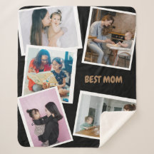 Moderne, stijlvolle multifotoreportaldeken