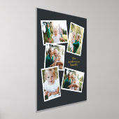 Moderne stijlvolle multifotorezelfdertijd zwart de folie afdrukken (Laagn)