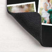 Moderne stijlvolle multifotorezelfdertijd zwart de muismat (Hoek)