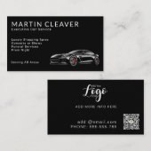 Moderne stijlvolle muziek DJ Party Concert Planner Visitekaartje (Voorkant / Achterkant)