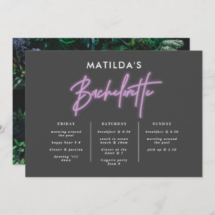 moderne , stijlvolle neonbachelorette route