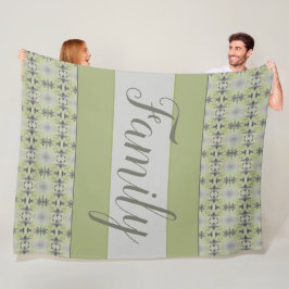 Moderne stijlvolle ontwerper fleece deken