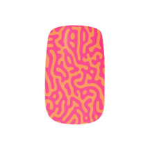 Moderne stijlvolle oranje fuchsia