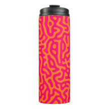 Moderne stijlvolle oranje fuchsia