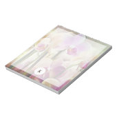 Moderne stijlvolle orchideeën | Voeg je Initiaal N Notitieblok (Linkerzijde)