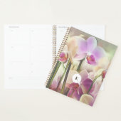 Moderne stijlvolle orchideeën | Voeg je Initiaal P Planner (Display)