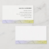 Moderne Stijlvolle Patroon Visitekaartje (Voorkant / Achterkant)