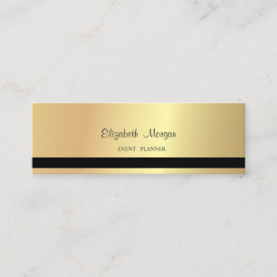 Moderne Stijlvolle Professionele Elegante Gouden G Mini Visitekaartje