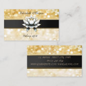 Moderne stijlvolle professionele Lotus Bokeh Visitekaartje (Voorkant / Achterkant)