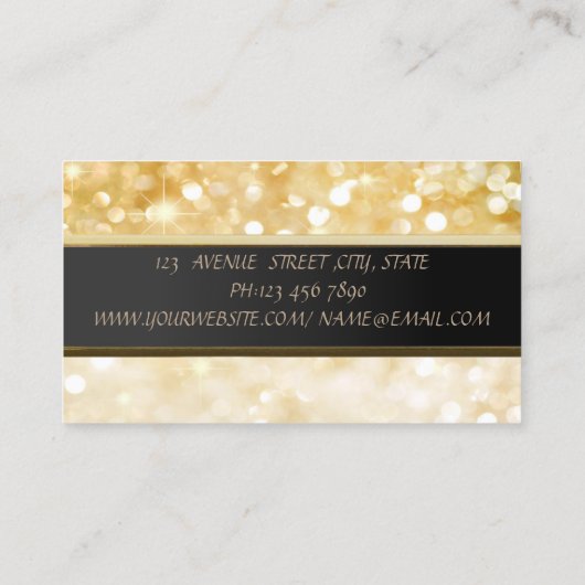 Moderne stijlvolle professionele Lotus Bokeh Visitekaartje (Achterkant)