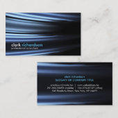 Moderne, stijlvolle, professionele metallische visitekaartje (Voorkant / Achterkant)