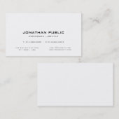 Moderne stijlvolle professionele strakke chique vl visitekaartje (Voorkant / Achterkant)