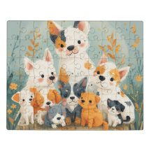 Moderne stijlvolle puzzel voor alle leeftijden