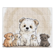 Moderne stijlvolle puzzel voor alle leeftijden
