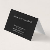 Moderne stijlvolle QR-code technologie aangepaste Visitekaartje (Achterkant)