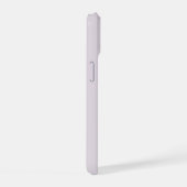Moderne stijlvolle roze monogram iPhone 15 case (Rechterkant)