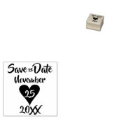 Moderne stijlvolle Save the Date Rubberstempel (Gestempeld)
