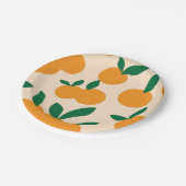 Moderne, stijlvolle Sinaasappels van citrusvruchte Papieren Bordje (Gekanteld)