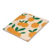 Moderne, stijlvolle Sinaasappels van citrusvruchte Tegeltje (Zijkant)