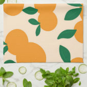 Moderne, stijlvolle Sinaasappels van citrusvruchte Theedoek (Gevouwen)