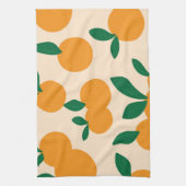 Moderne, stijlvolle Sinaasappels van citrusvruchte Theedoek (Verticaal)