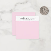 Moderne, stijlvolle, stijlvolle Kaart voor scherp  Notitiekaartje (Voorkant / Achterkant in situ)