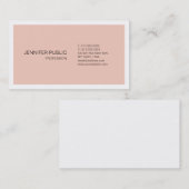 Moderne, stijlvolle, stijlvolle vormgeving met hog visitekaartje (Voorkant / Achterkant)