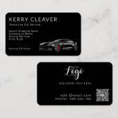 Moderne Stijlvolle taxi executive auto service Visitekaartje (Voorkant / Achterkant)