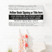 Moderne stijlvolle tekst voor schrijvers boek onde spandoek (Insitu)