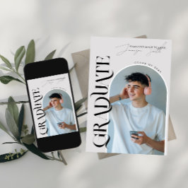 Moderne stijlvolle tijdschriftcover | Foto afstude Kaart