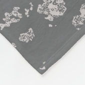 Moderne, stijlvolle trendy abstracte dandelion mon fleece deken (Hoek)