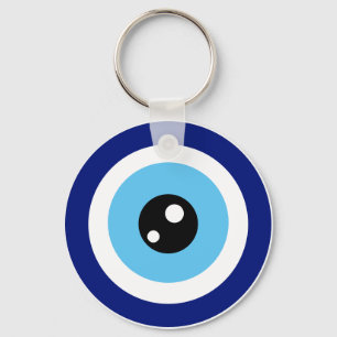 Moderne Stijlvolle Turkse Boze Oog Bescherming Sleutelhanger