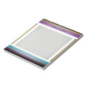 Moderne, stijlvolle, veelzijdige persoonlijke naam notitieblok (Linkerzijde)