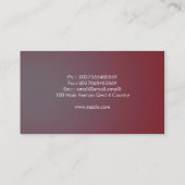 moderne stijlvolle visitekaartjes (Achterkant)