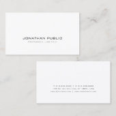 Moderne, stijlvolle vormgeving met geavanceerde Pr Visitekaartje (Voorkant / Achterkant)