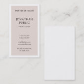 Moderne, stijlvolle vormgeving met modern design visitekaartje (Voorkant / Achterkant)