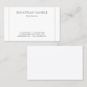 Moderne, stijlvolle vormgeving met professioneel d visitekaartje (Voorkant / Achterkant)