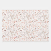 Moderne stijlvolle Waterverf botanische patronen Inpakpapier Vel (Voorkant)