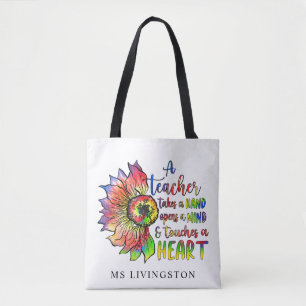 Moderne stijlvolle Waterverf gepersonaliseerde doc Tote Bag