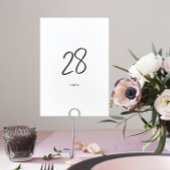 Moderne, stijlvolle, witte bruiloft kaart