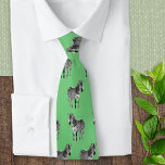 Moderne Stijlvolle Zebra's Wildlife Patroon Lichtg Stropdas<br><div class="desc">Een moderne en stijlvolle stropdas in een frisse lichtgroene kleur,  met een patroon van zebra’s. Ideaal voor natuurliefhebbers en dierenvrienden,  dit stropdas zal een pop van kleur toe te voegen aan uw garderobe.</div>