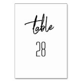 Moderne, stijlvolle, zwarte bruiloft kaart (Achterkant)