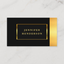 Moderne, stijlvolle, zwarte en goudprofessionele c