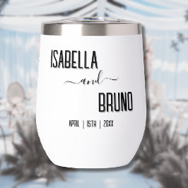 Moderne, stijlvolle zwarte gepersonaliseerde tekst