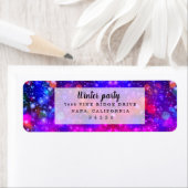 Moderne stille patroonwinter etiket (Insitu)