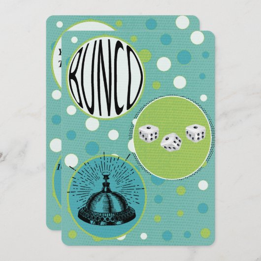 Moderne Stippen Bunco Kaart (Voorkant / Achterkant)