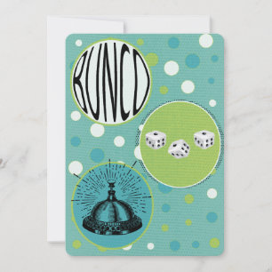 Moderne Stippen Bunco Kaart